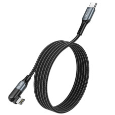 Кабель Hoco U100 Type-C – Lightning (1.2 м · 20W · 2.4A) (Black)