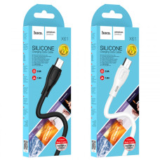 Кабель Hoco X61 USB-A – Micro-USB (1 м · 12W · 2.4A) (Black)