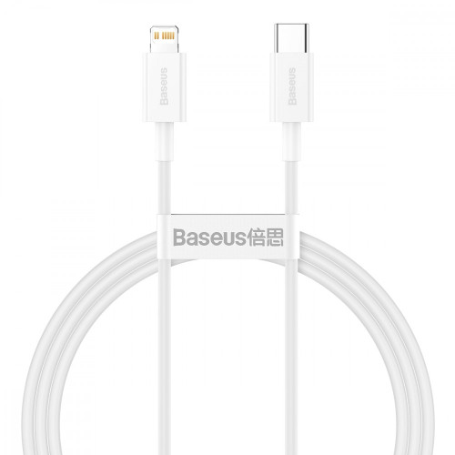 Кабель Baseus Superior Series Fast Charging Type-C – Lightning (1 м · 20W · 2.4A) (CATLYS-A02) (White)