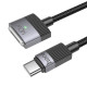 Кабель Hoco U141 Magnetic Type-C to Magnetic 3 (1.8 м · 7A) (Black)