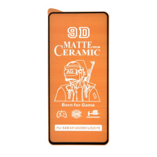 Защитная пленка Ceramic Matte для Samsung M317 Galaxy M31s (2020) (Full Glue) (Black)