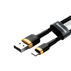 Кабель Baseus Cafule USB-A – Lightning (3 м · 18W · 2.1A) (CALKLF-RV1) (Black/Gold)
