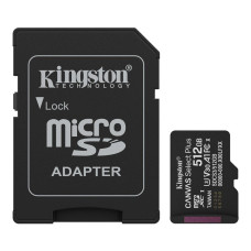 Карта памяти Kingston MicroSDXC Canvas Select Plus Gen3 512GB (adapter SD)