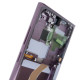 Дисплей для Samsung S908 Galaxy S22 Ultra з тачскріном в рамці (Burgundy) (Original)