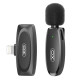 Бездротовий петличний мікрофон XO MKF08B Lightning (Black)