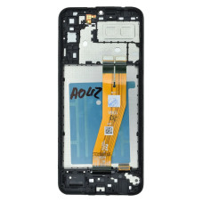 Дисплей для Samsung A042 Galaxy A04e (2022) с тачскрином в рамке (Black) (Original PRC)
