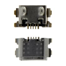 Роз'єм зарядки для Poco C31 5 pin (4 кріплень) (контакти посередині) (Micro USB) без шлейфа