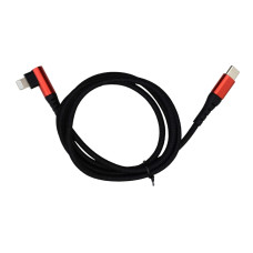 Кабель Monoko UC415 with MFI Type-C – Lightning (1 м · 27W · 3A) (Black/Red)