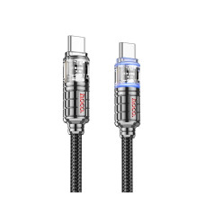 Кабель Hoco U122 Type-C – Type-C (1.2 м · 60W · 3A) (Black)