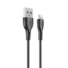 Кабель Wibrand Boa USB-A – Lightning (1 м · 12W · 2.4A) (Black)