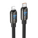 Кабель Hoco U143 Type-C – Lightning (1 м · 27W · 3A) (Black)