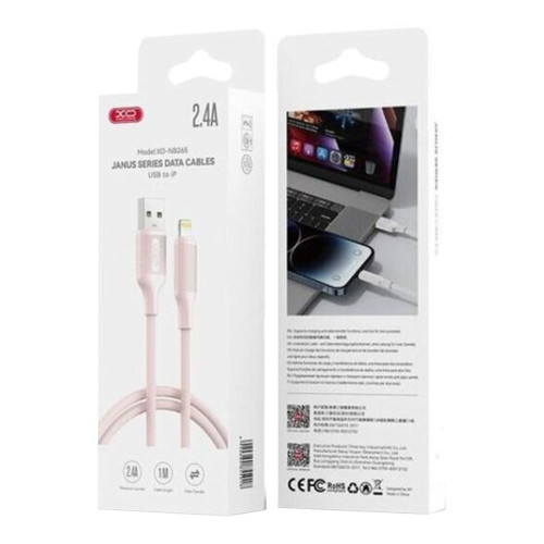 Кабель XO NB265 USB-A – Lightning (1 м · 12W · 2.4A) (Black)