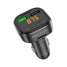 FM-модулятор Borofone BC43 2xUSB-A (18W · 3A) (Black)