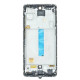 Дисплей для Samsung A525 Galaxy A52 (2021) з тачскріном в рамці (Silver) (OLED) (Big size)