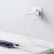 Сетевое зарядное устройство Baseus Super SI USB-C (25W · 3A) с кабелем Type-C – Type-C (TZCCSUP-L02) (White)