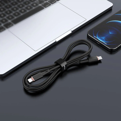 Кабель Acefast MFI C2-01 Type-C – Lightning (1.2 м · 20W · 3A) (Black)