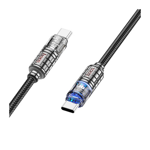 Кабель Hoco U122 Type-C – Type-C (1.2 м · 60W · 3A) (Black)