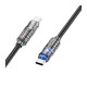 Кабель Hoco U122 Type-C – Type-C (1.2 м · 60W · 3A) (Black)
