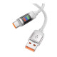 Кабель Hoco U126 USB-A – Type-C (1.2 м · 27W · 2.4A) (Gray)
