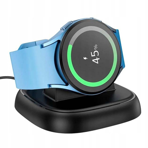 Бездротовий зарядний пристрій для смарт-годинників Hoco CW49 (2.5W) (Black)