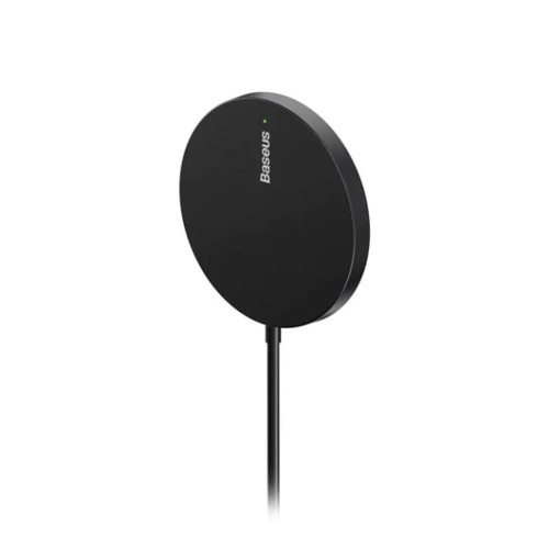 Бездротовий зарядний пристрій Baseus Simple Mini3 Magnetic Wireless Charger (15W) (Black)