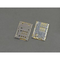 Роз'єм SIM-карти для Nokia E6-00 6 pin (6 кріплень) (One SIM)
