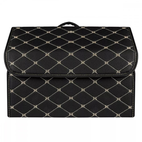Органайзер в багажник автомобиля 40×30×30 см (Black/Beige)
