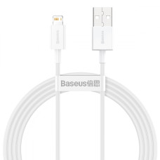 Кабель Baseus Superior Series Fast Charging USB-A – Lightning (1.5 м · 12W · 2.4A) (White)