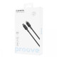 Кабель Proove Flex Metal Type-C – Lightning (1 м · 27W · 3A) (Black)
