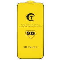 Защитное стекло CT 9D для Apple iPhone 14 Plus (Full Glue) (Black)