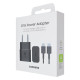 Сетевое зарядное устройство Samsung EP-T2510 USB-C (25W · 3A) с кабелем Type-C – Type-C (OEM) (Black)