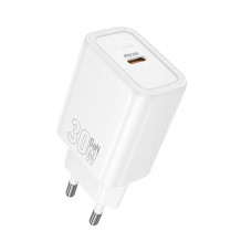Сетевое зарядное устройство Hoco N62 USB-C (30W · 3A) (White)