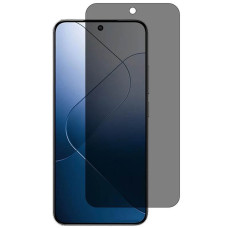 Защитное стекло Privacy для Xiaomi 15T (Full Glue) (0.3 мм, 4D) (Black)