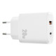 Сетевое зарядное устройство FLYCDI FA-006 USB-A+USB-C (20W · 3A) (White)