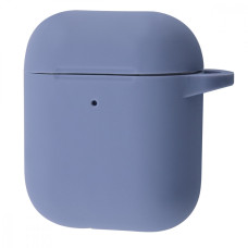 Чехол для AirPods 1/2 Silicone Case New (Lavender Gray)