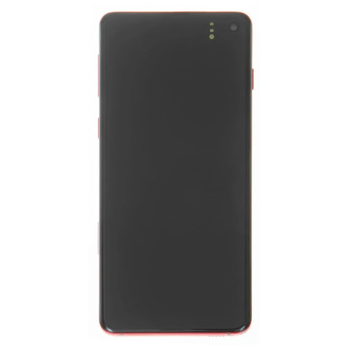 Дисплей для Samsung G973 Galaxy S10 з тачскріном в рамці (Red) (Original)