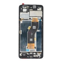Дисплей для Infinix Smart 8 с тачскрином в рамке (Black) (Original Used) (ver. TXD)