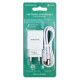Сетевое зарядное устройство Borofone BA20A USB-A (10.5W · 2.1A) с кабелем USB-A – Micro-USB (White)