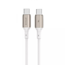 Кабель Proove Flex Metal Type-C – Type-C (1 м · 60W · 3A) (White)