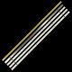 Пряма підсвітка для телевізора Bravis 39″ RF-AC390E32-0801S-11 (4 планки по 745 мм, 8 LED, лінза 15,5 мм, 3 В)