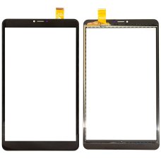 Сенсорное стекло для Nomi Ultra4 LTE Pro (универсальное №519) (Размер 148x253 мм) 51 pin (Black) (С вырезом под динамик) (version 3)