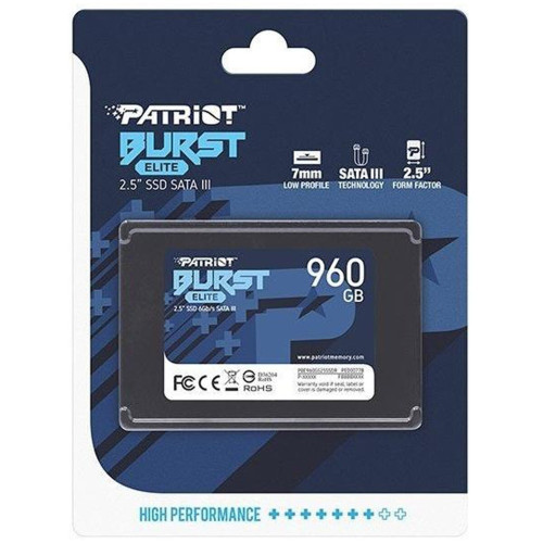 SSD-накопитель Patriot Burst Elite 960GB 2.5 SATA III