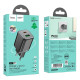 Сетевое зарядное устройство Hoco N41 USB-A+USB-C (20W · 3A) (Black)