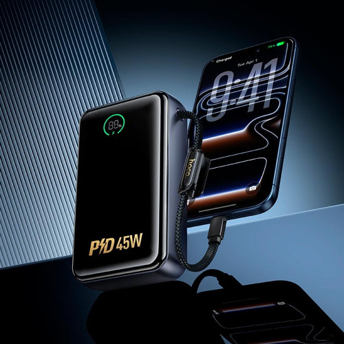 Повербанк Hoco Q54 Shine 45W (20000 mAh) (Gray)
