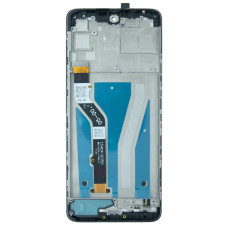 Дисплей для Motorola XT2135 Moto G60 з тачскріном в рамці (Black)