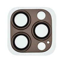 Защитное стекло камеры KRONOS для Apple iPhone 16 Pro (Full Protect) (Desert Titanium)