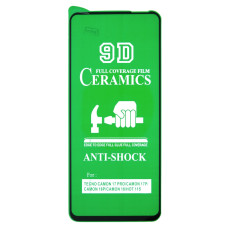 Защитная пленка Ceramic для Tecno Spark 10 Pro (Full Glue) (Black)
