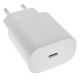 Мережевий зарядний пристрій Samsung EP-TA800 USB-C retail packing (25W · 3A) з кабелем Type-C – Type-C (Service) (White)