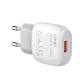 Сетевое зарядное устройство LDNIO A1306q USB-A (18W · 3A) с кабелем USB-A – Type-C (White)