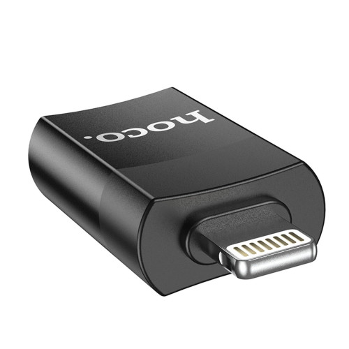 Переходник Hoco UA17 Lightning – USB-A (Black)